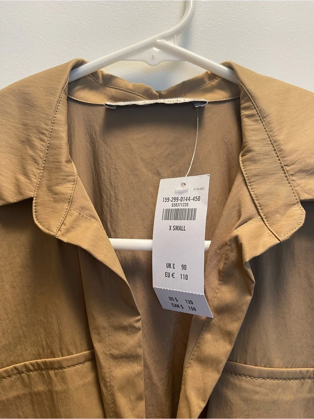 Utility-Style Dress in Camel